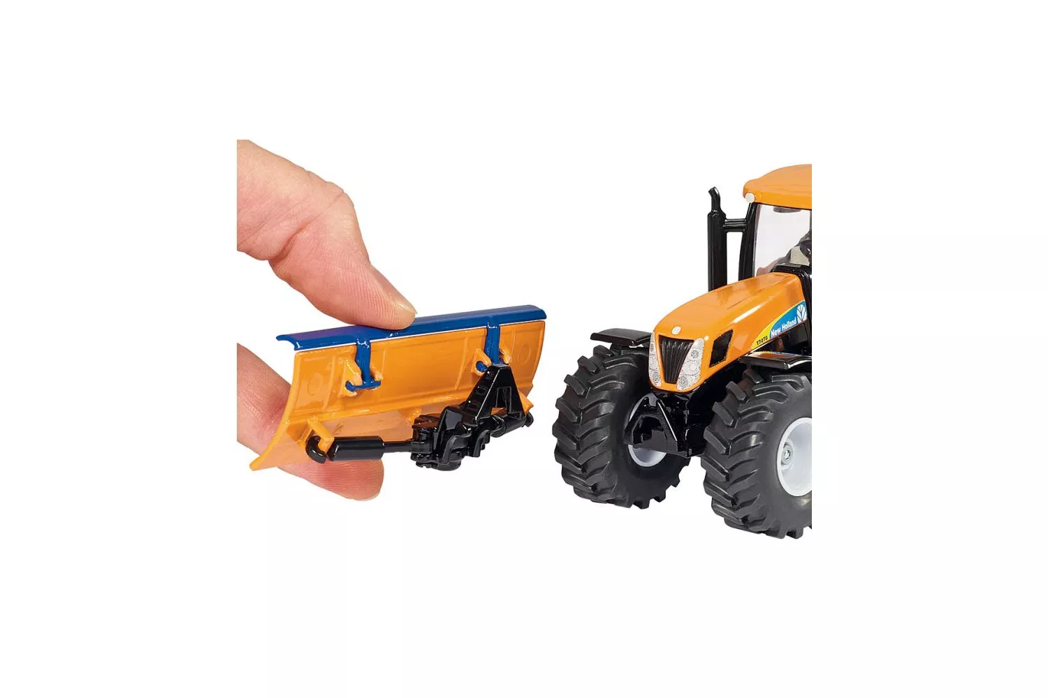 Jucarie Siku, tractor cu lama de zapada, 1:50, 255x97x88 mm # 2940