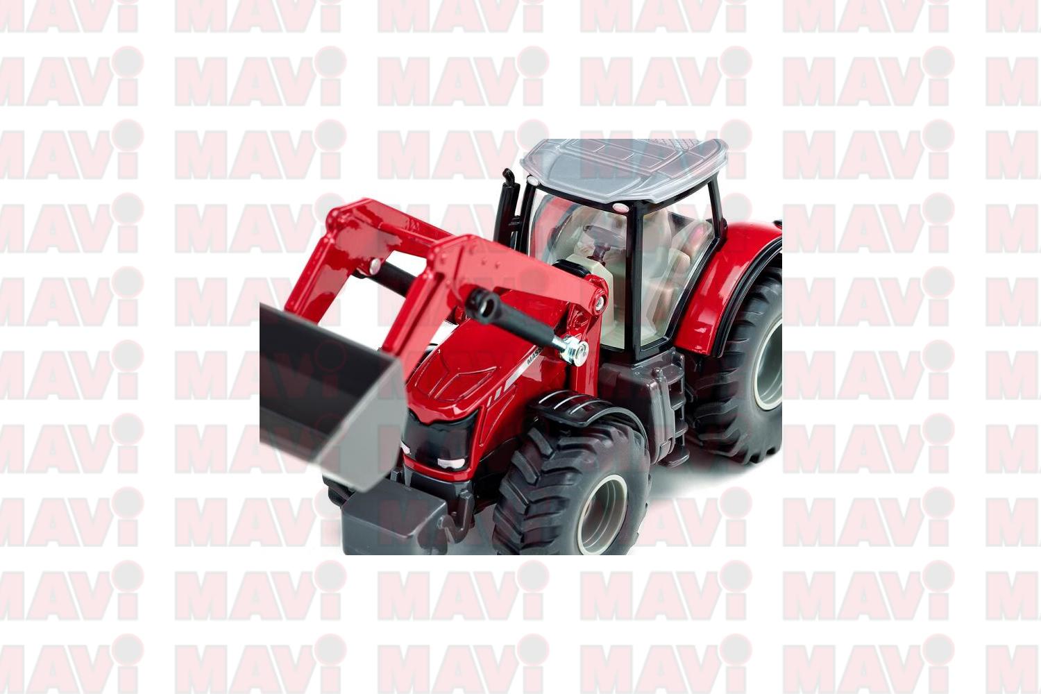 Jucarie Siku, tractor Massey Ferguson cu remorca conveior, 1:32, 420x80x60 mm # 1996