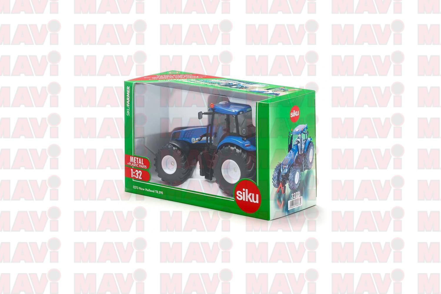 Jucarie Siku, tractor New Holland T8.390, 1:32, 193x88x115 mm # 3273