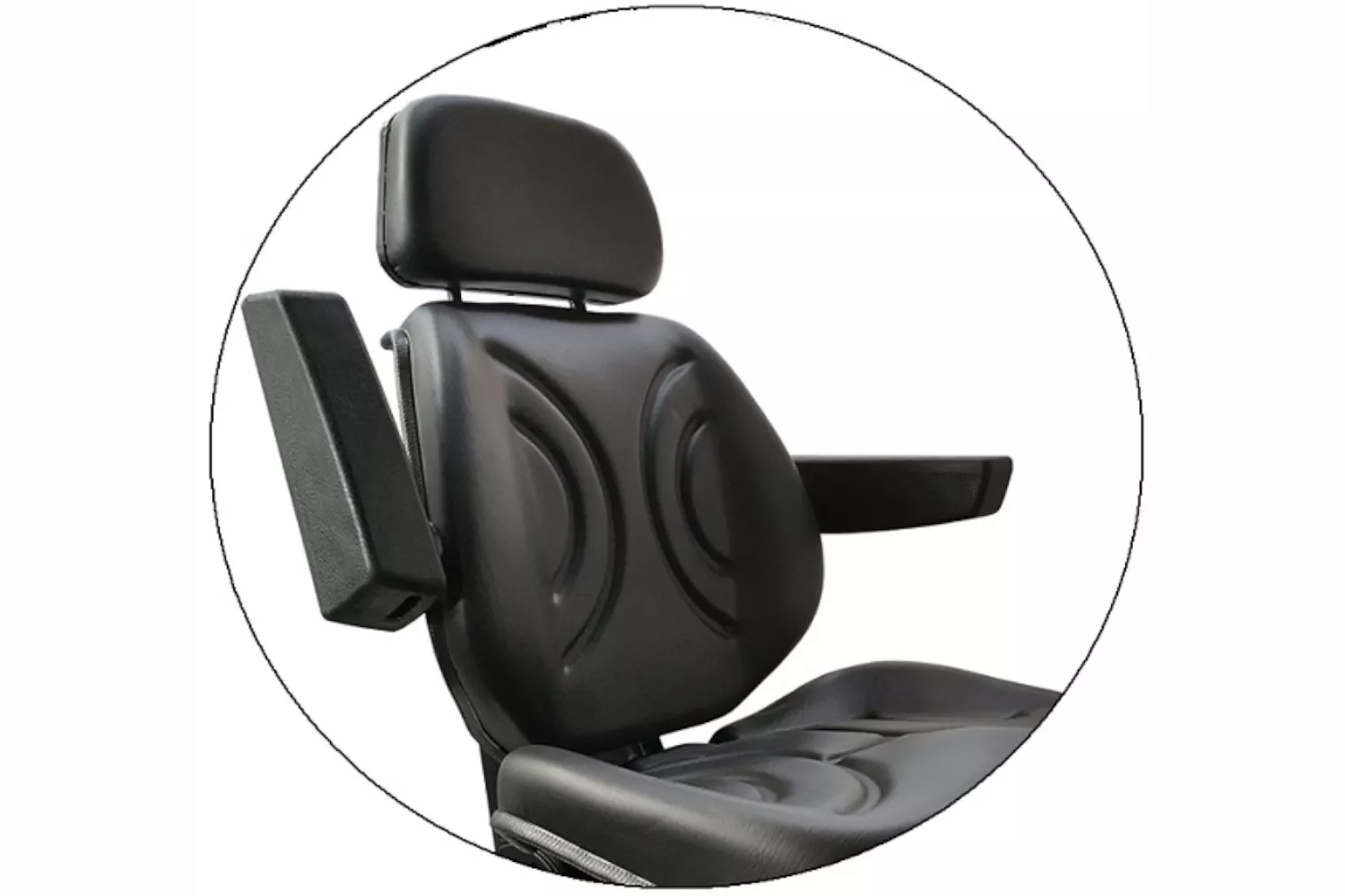 Scaun universal pentru utilaj agricol / forestier / industrial, mecanic, reglabil # ST 11 BS-07BE