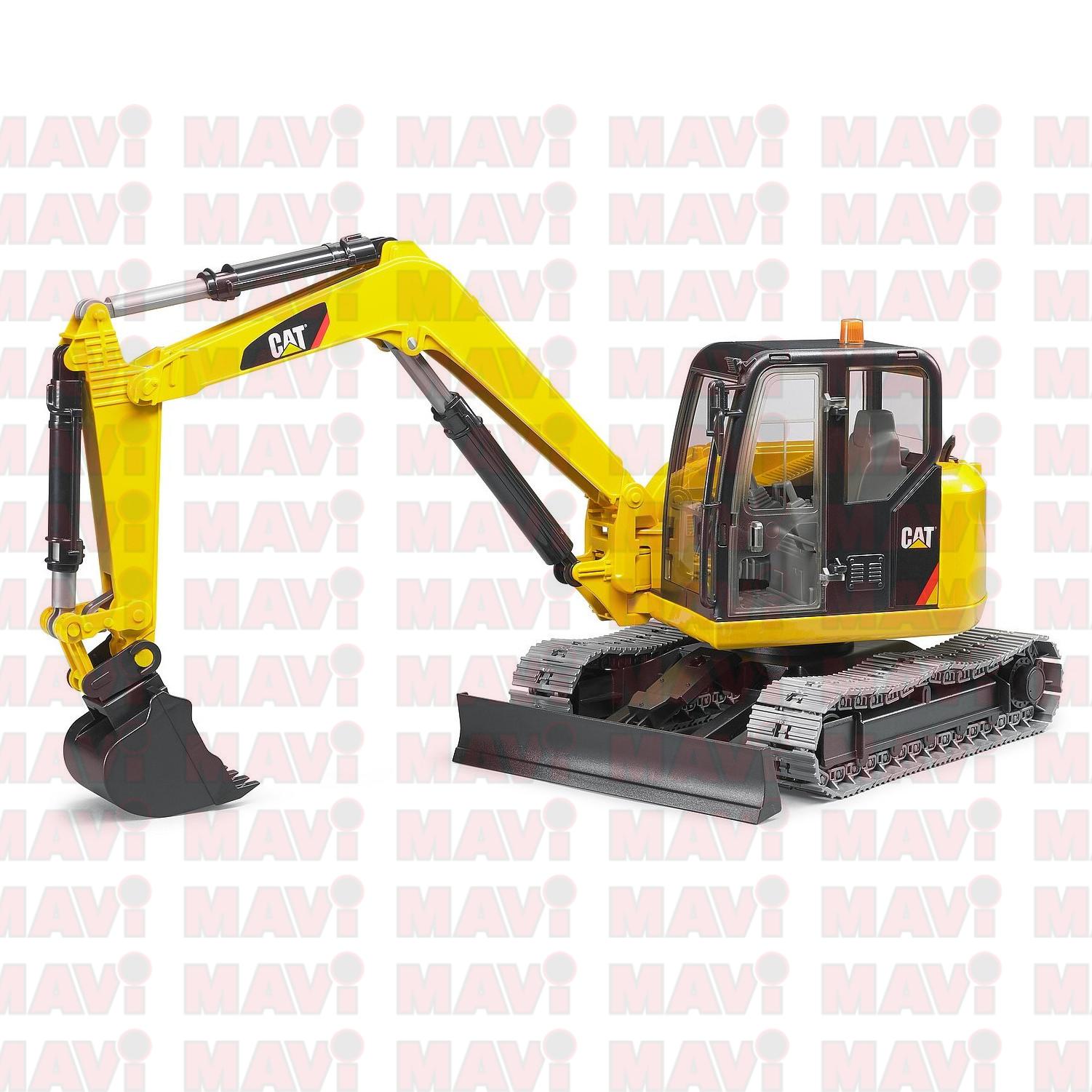 Jucarie Bruder mini excavator Caterpillar 1:16, 409x163x409 mm # 02456