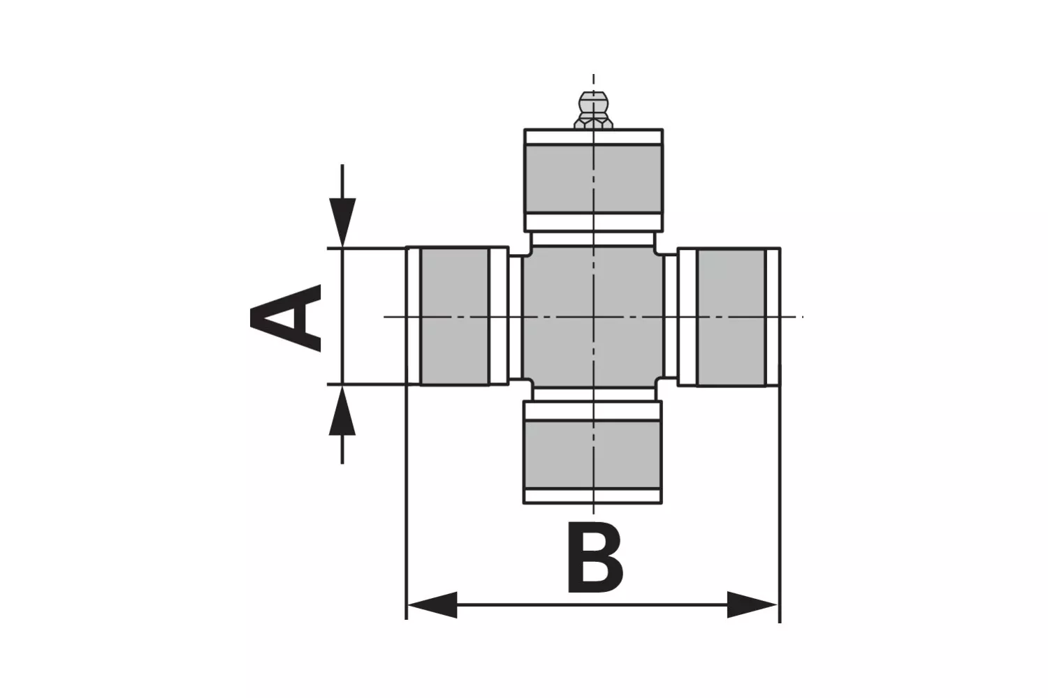 Kit Cruce Cardan S5-S6-G5 30.2X79.4 B&P # 4120G0012R40