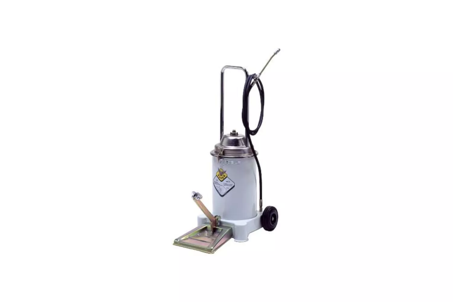 Pompa de gresat cu actionare la picior, furtun 2.5 m, capacitate 13 kg # RA68113