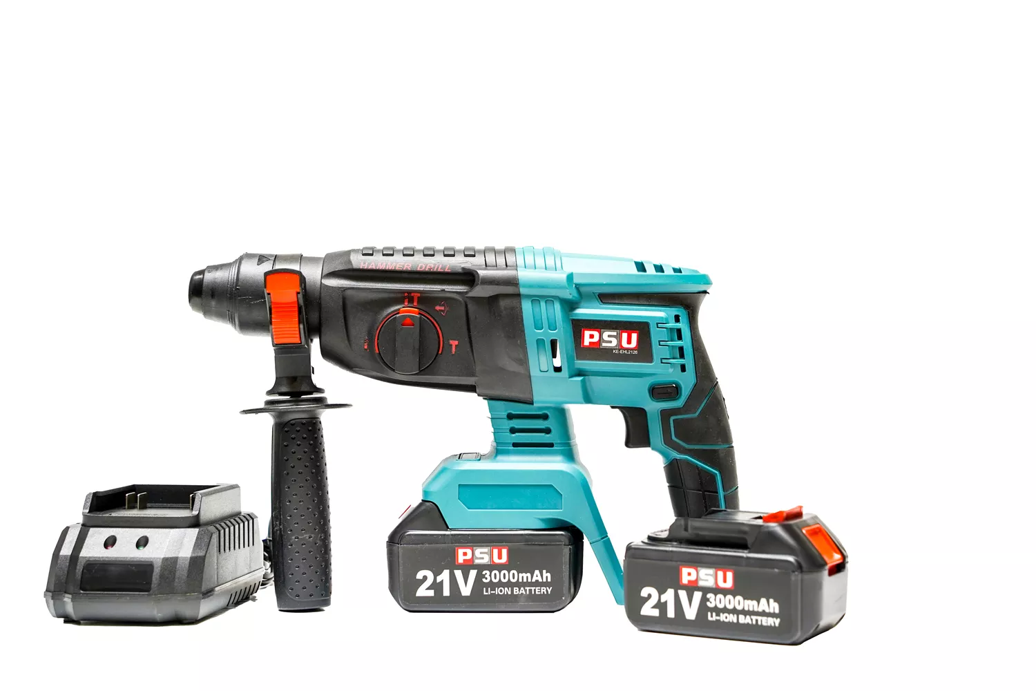 Mașină de găurit cu percuție cu acumulator PSU #  KE – EHL2126, 21V, 3000 mAh