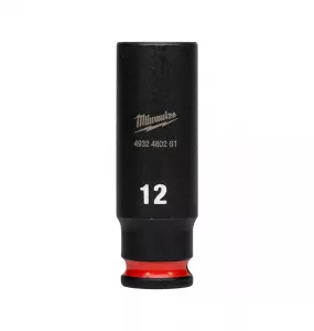 Cheie tubulara de impact SHW 1/4 lunga 12 mm MILWAUKEE # 4932480261