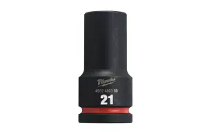 CHEIE TUBULARĂ DE IMPACT SHW 3/4 LUNGĂ 21 MM MILWAUKEE # 4932480380