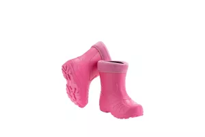 Cizme de copii, cu sosete, din material EVA, Wellingtons, roz # 050