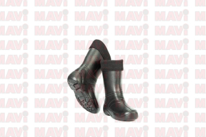 Cizma de dama, cu sosete, din material EVA, Wellingtons, Negru # 033 - Marimea 38