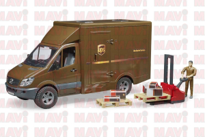 UPS MB SPRINTER CU SOFER SI ACCESORII BRUDER # 02538