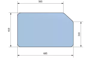 Geam Usa Jos 419X685 Ifron