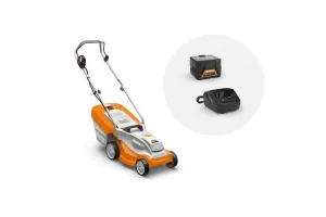 MASINA DE TUNS IARBA RMA 235 SET ACUMULATORI AK20 INCARCATOR AL101 STIHL # 63112000011