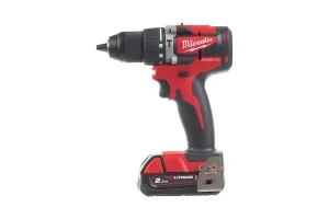 MASINA DE GAURIT CU PERCUTIE COMPACTA CU MOTOR FARA PERII MILWAUKEE # M18CBLPD-202C / 4933464320