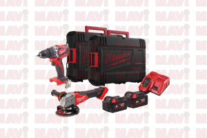 POLIZOR UNGHIULAR CU ACCESORII MILWAUKEE # M18FSAG125XB100P-502 / 4933498241