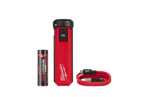 KIT REDLITHIUM  USB SURSA DE ALIMENTARE PORTABILA SI INCARCATOR MILWAUKEE # 4932493335