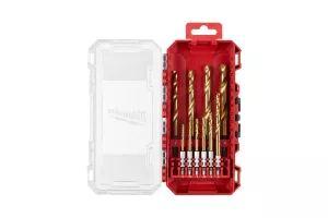 SET BURGHIE SHOCKWAVE HSS-GROUND TITAN PENTRU METAL 10BUC MILWAUKEE # 4932493865