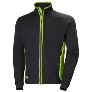 BLUZA MAGNI FLEECE NEGRU/LIME HELLY HANSEN # 72170