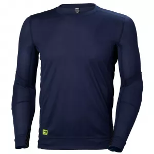 BLUZA LIFA BASE LAYER CREWNECK BLEUMARIN HELLY HANSEN # 75105 - XL