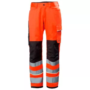 PANTALONI DE LUCRU REFLECTORIZANTI UC-ME WORK CL2 ROSU/NEGRU HELLY HANSEN # 77514 - MARIMEA 52