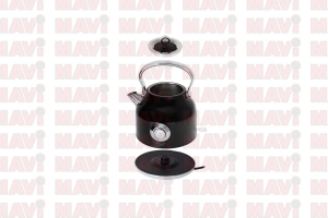 FIERBATOR ELECTRIC CU TERMOMETRU NEGRU ADLER # AD1346BLACK