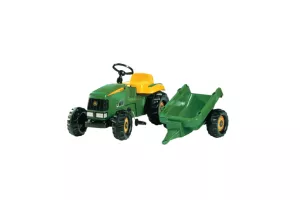 TRACTOR JOHN DEERE CU REMORCA ROLLY TOYS # 600012190
