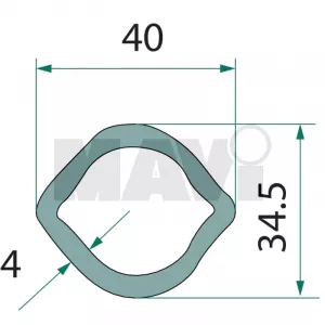 TEAVA CARDAN LAMAITA 40MM/48MM/1M GR # 377377262 + 377377263