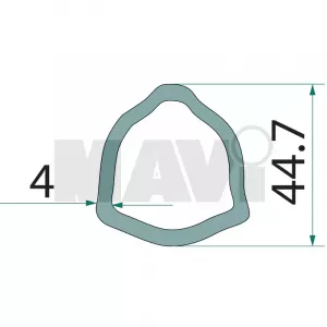 TEAVA CARDAN IN 3 44.7 MM/51.3MM/1M GR # 377377290 + 377377291