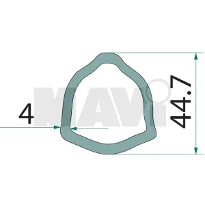 TEAVA CARDAN IN 3 44.7 MM/51.3MM/1M GR # 377377290 + 377377291