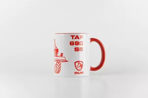 Cană ceramică TAF 690 S5 – Ediție IRUM – 350 ml