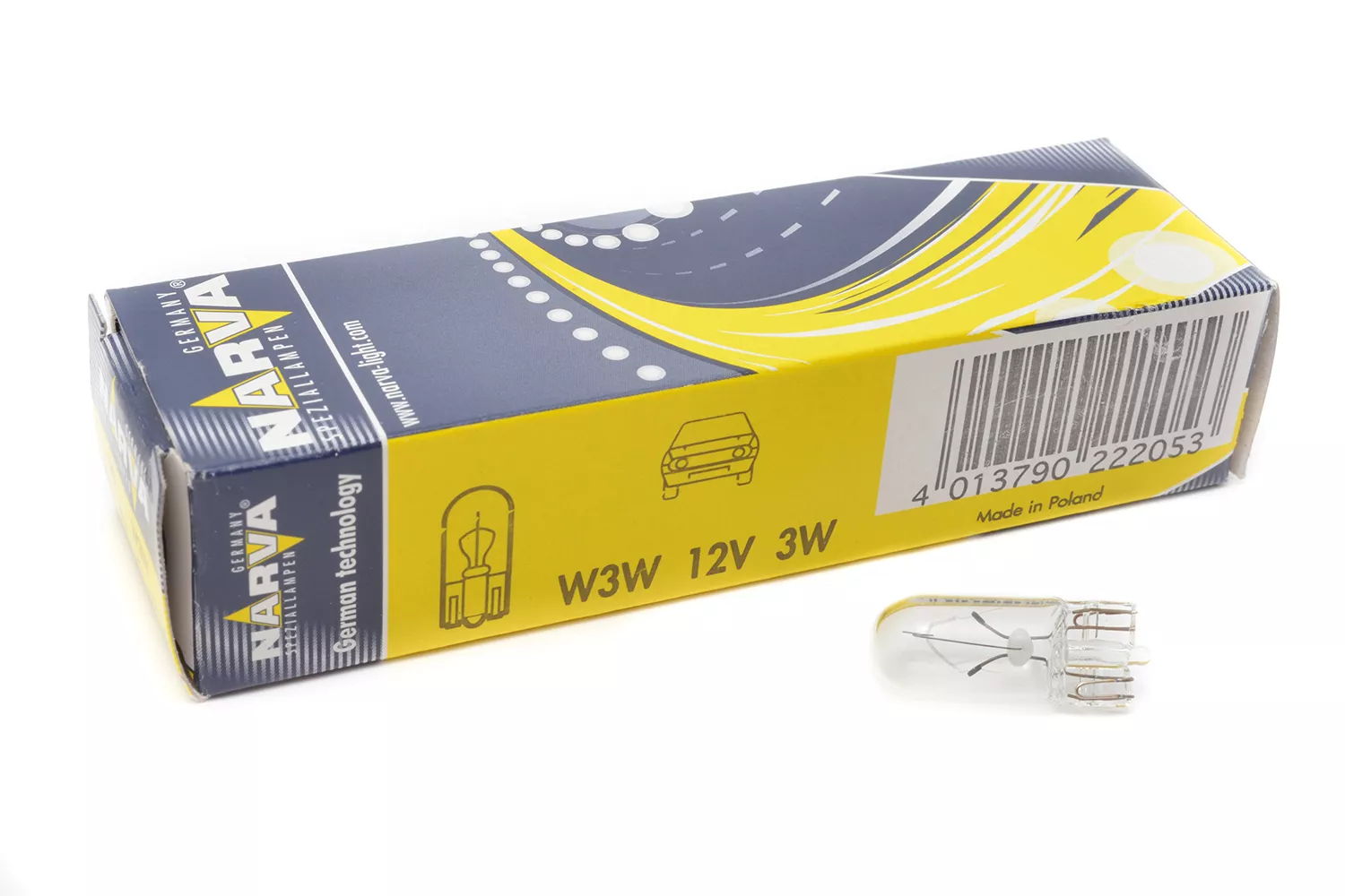 Bec Fara Soclu 12Vx3W Narva # 17097