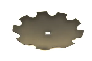 Disc crestat OFAS cu gaura patrata, diametru 660 mm, grosime 6 mm, marime gaura 41 mm