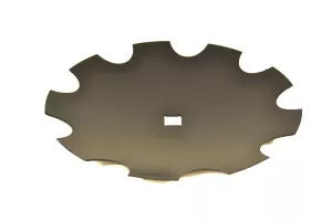 Disc crestat OFAS cu gaura patrata, diametru 610 mm, grosime 5 mm, marime gaura 41 mm