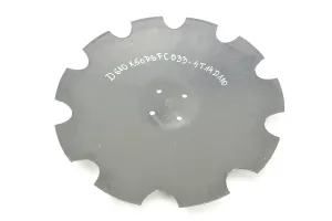 Disc crestat OFAS cu 4 gauri rotunde, diametru 610 mm, grosime 5 mm, marime gaura 15 mm