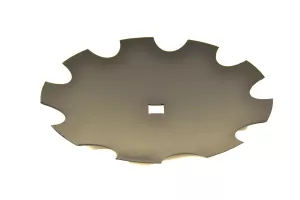 Disc crestat OFAS cu gaura patrata, diametru 610 mm, grosime 6 mm, marime gaura 41 mm