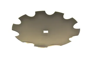 Disc crestat OFAS cu gaura patrata, diametru 610 mm, grosime 6 mm, marime gaura 41 mm