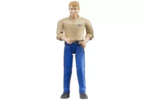 Jucarie Bruder, figurina barbat cu camasa bej # 600060006