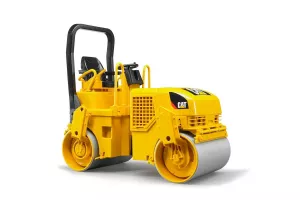 Jucarie Bruder, compactor Caterpilar Asphalt Drum, 1:16, 180x920x175 mm # 02433