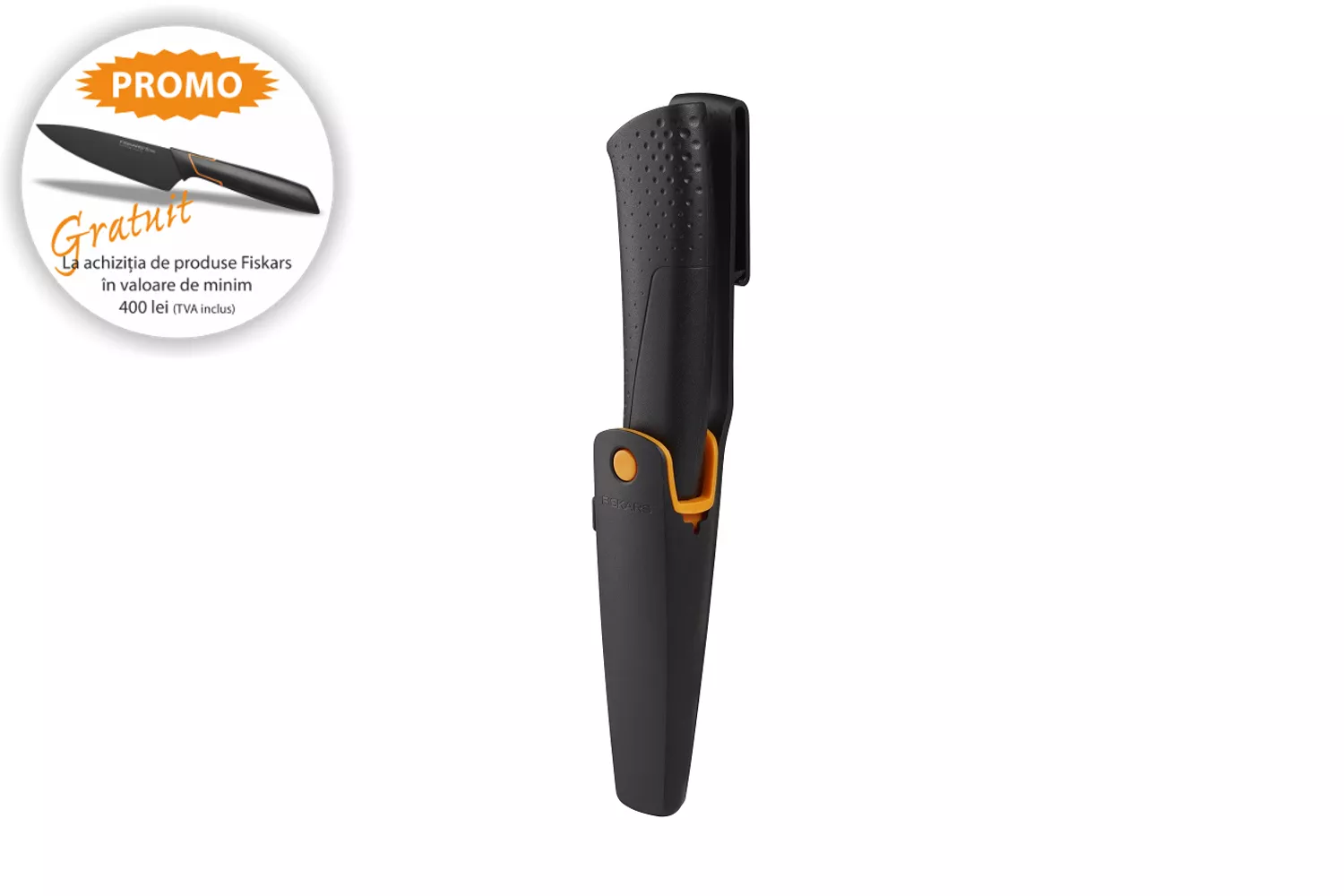 Cutit Utilitar Cu Ascutitor Fiskars # 1560162 / 1023617