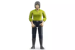 Jucarie Bruder, femeie cu ten deschis si pantaloni albastri # 60060405