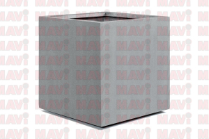 Ghiveci cu roti Argento Cube, 40x40x40 cm, gri # F1843