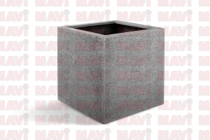 Ghiveci Struttura Cube, 30x30x30 cm, gri # F5303