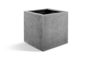 Ghiveci Struttura Cube, 30x30x30 cm, gri # F5303