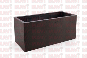Ghiveci Grigio Box, 60x20x20 cm, aramiu # F392