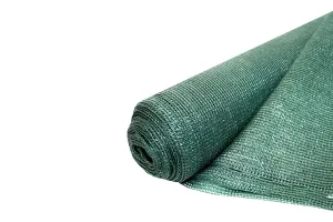 Plasa de umbrire/gard, verde, dimensiuni 2x50 m, grad de umbrire 95%, protectie UV # 653161