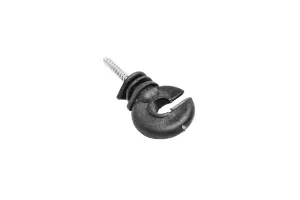 Izolator inelar pentru gard electric, negru mat # BK87690