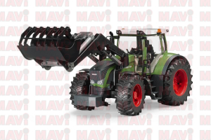 Jucarie Bruder tractor Fendt Favorit 936 Vario cu incarcator frontal 1:16, 445x175x200 mm # 03041