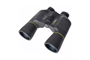 Binoclu National Geographic, cu design optic Porro, 7X50, 195x17x62 mm, rezistent la apa, cu Geanta # 9019000