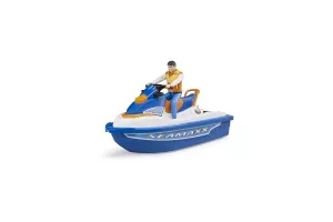 Jucarie Bruder, jet ski cu sofer, 1:16, 225x100x100 mm # 063150