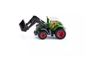 Jucarie Siku, tractor Fendt 1050 Vario cu incarcator frontal, 1:76, 92x36x45 mm # 1393